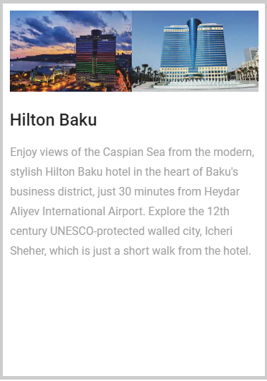 Hilton Baku şəkil