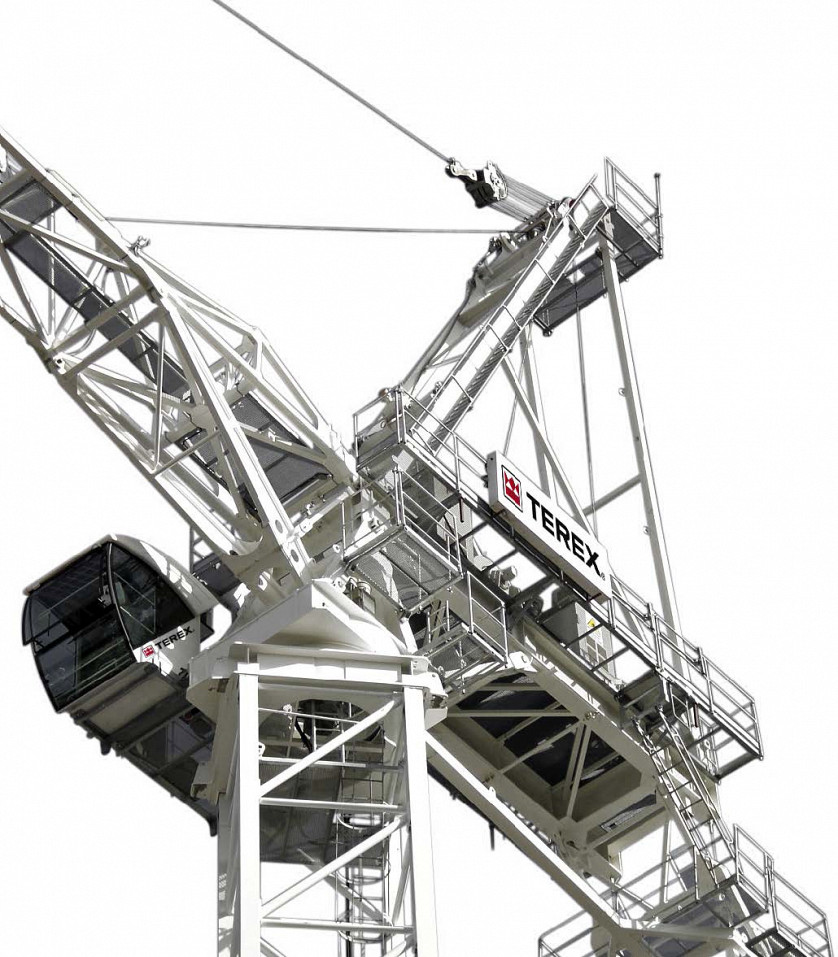 Luffing jib tower crane şəkil