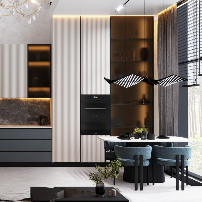 Modern üslubda dupleks ev təmiri изображение 2