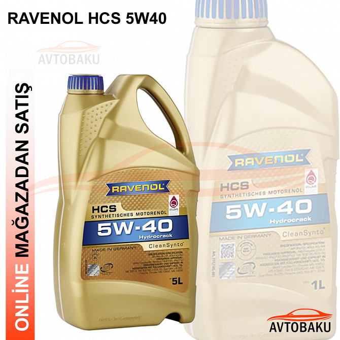 Ravenol HCS 5W40 şəkil