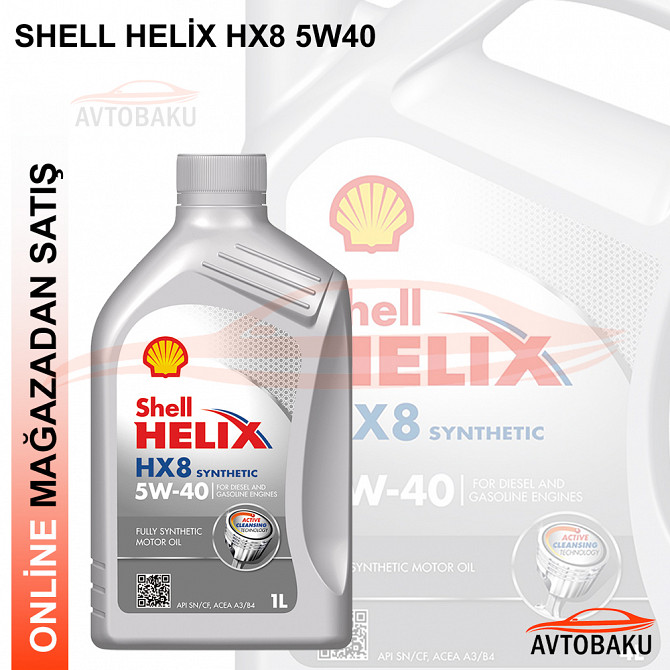 Shell Helix HX8 5W40 şəkil
