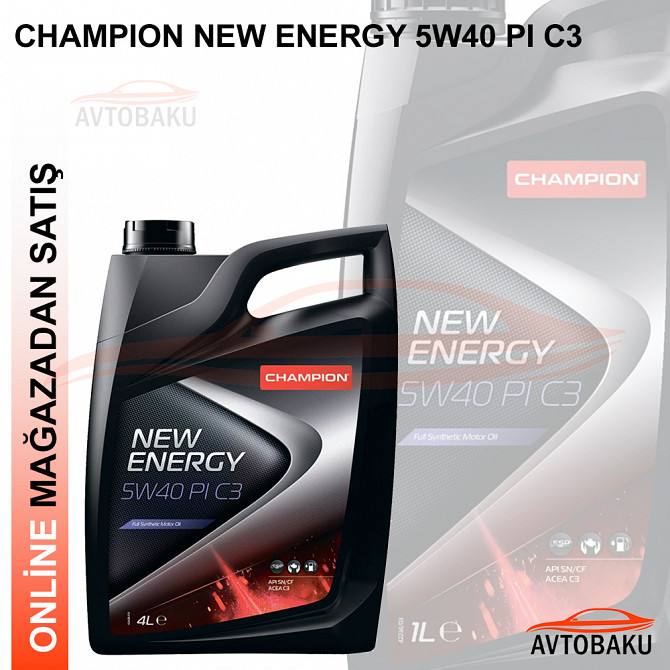 Champion NEW ENERGY 5W40 PI C3 şəkil